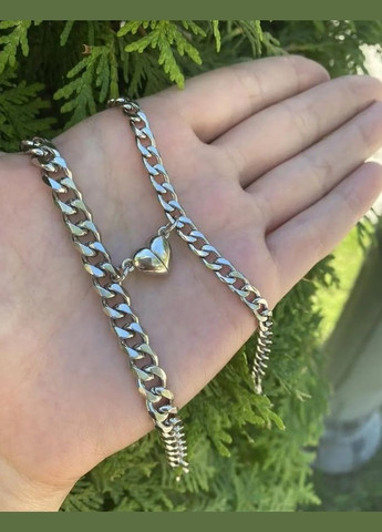 Парные браслеты неразлучники для влюбленных с магнитом Сердце No Brand (323652791)