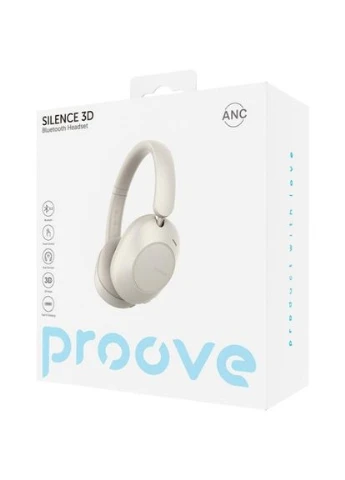 Bluetooth-гарнитура Silence 3D с ANC Dark Beige (HPSL00020007) Proove (386058354)