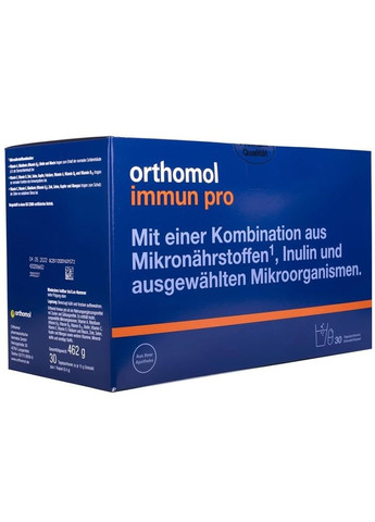 Вітаміни для стабілізації та нормалізації роботи шлунковокишкової системи Immun Pro (гранули та капсули на 30 днів) Orthomol (280265846)