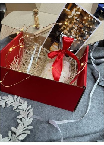 Подарунковий набір для виготовлення свічок із воску червоний з декорованими сірниками для творчості та затишку. ProDobro (365441323)