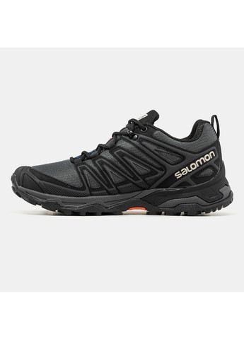 Черные демисезонные кроссовки мужские salomon speed cross pro gore-tex thinsulate grey black | саломон спид кросс про черные No Brand
