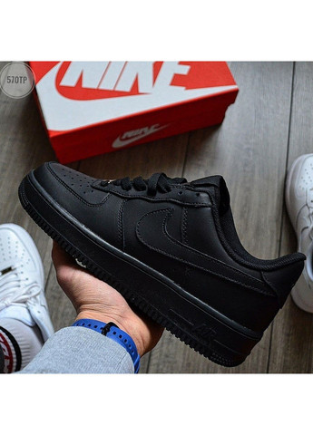 Чорні Осінні чоловічі Nike Air Force 1 Low 07 Premium Black CW2288