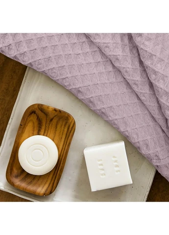 Полотенце вафельное 30x30 Sakura Greek Waffle (4822052431252) Cosas однотонный розовый
