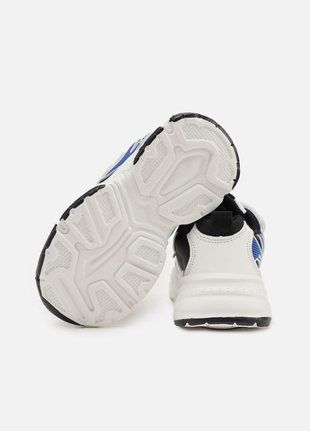 Белые демисезонные кроссовки для мальчика, на плоской подошве цвет белый цб-00273960 Kimboo