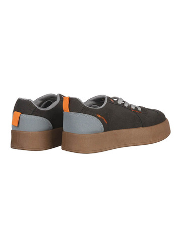 Кросівки зі штучної замші для жінок No Brand сірі демісезони (326798258)