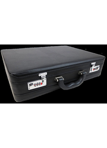 Класичний кейс, дипломат з еко шкіри Portfolio чорний No Brand (361157100)