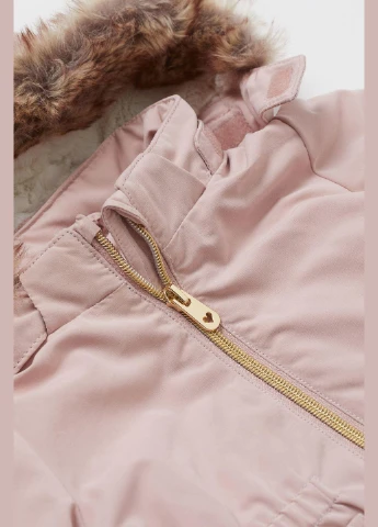 Світло-рожева куртка зима,блідо-рожевий, H&M