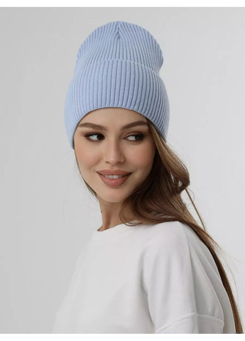 Молодежная зимняя шапка бини на флисе - Эмма No Brand Шапка біні Емма (339768278)