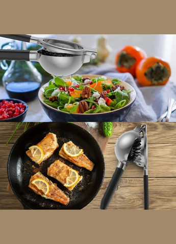 Сквизер для цитрусовых Bar House з силиконовою ручкою 8,5 см диаметр No Brand (309000052)