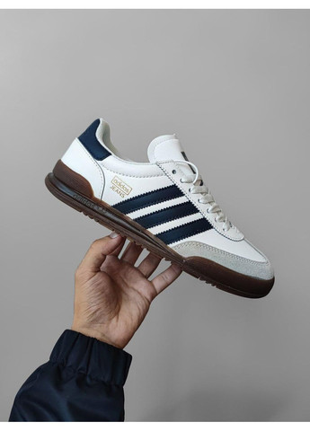 Білі Осінні кросівки чоловічі adidas jeans white / blue адідас No Brand