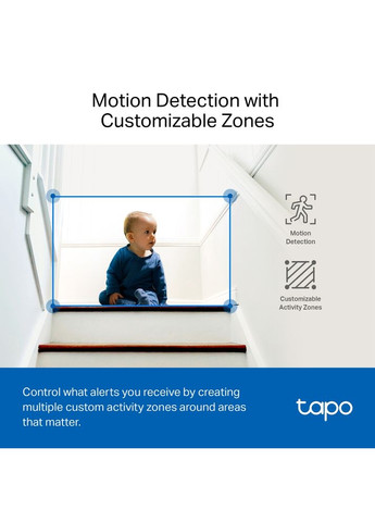 IP-камера Tapo C230 3MP N300 microSD motion detection 360° mic TP-Link (360401084)