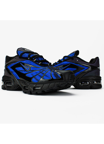 Синие демисезонные кроссовки мужские nike air max tailwind 5x skepta blue black | найк аир макс теилвинд 5 х скепта синие No Brand