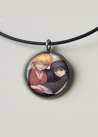 Набір підвіска (кулон) та брелок Аніме Пекельний рай #04 (подарунковий набір) No Brand (332633075)