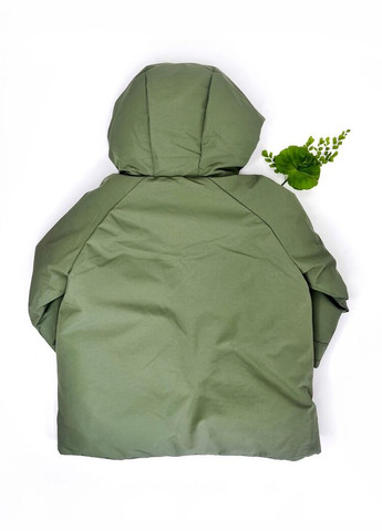 Оливковая (хаки) демисезонная куртка 116 см хаки артикул л803 Zara