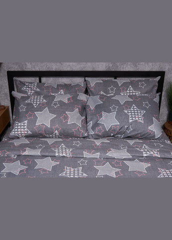 Комплект постельного белья Микросатин Premium «» полуторный 143х210 наволочки 2х50х70 (MS-820002524) Moon&Star Stardom (286762465)