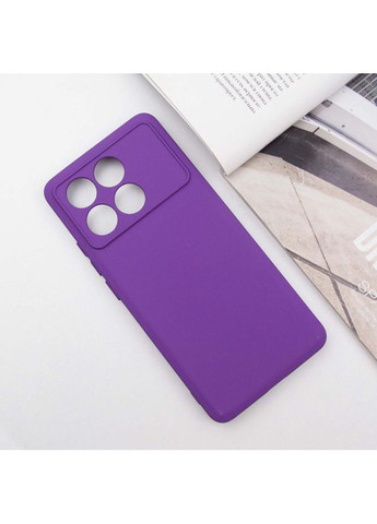 Чохол Silicone Cover Full Camera для Xiaomi Poco X6 / Note 13 Pro 5G Purple Lakshmi (355874160)
