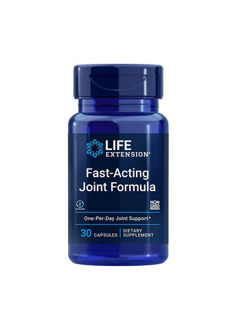 Препарат для суглобів та зв'язок Fast-Acting Joint Formula, 30 капсул Life Extension (294930239)