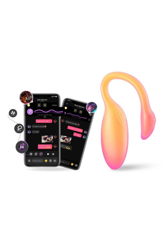 Смарт-віброяйце Flamingo Max Orange Magic Motion (348517795)