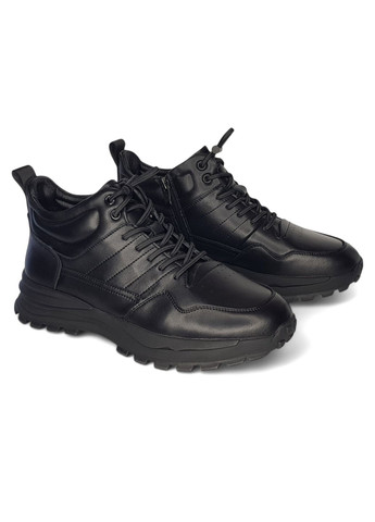 Черные зимние зимние кроссовки Wollen