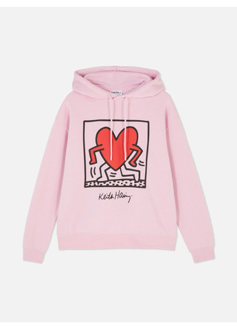 Худі фліс,рожевий з принтом, Primark (371773326)