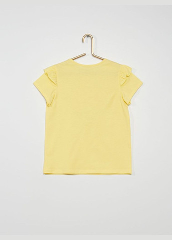 Жовта футболка,жовтий з принтом, Kiabi