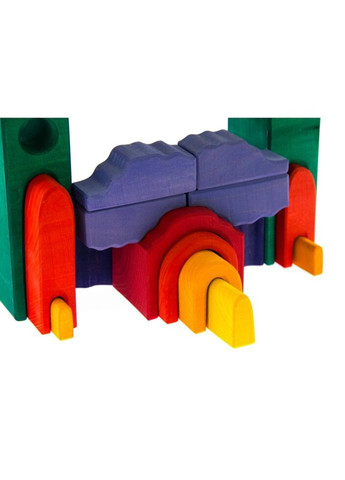 Конструктор дерев'яний Усі в замку зелений (NIC523269) NIC (281426035)