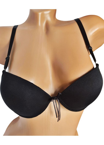 Чорний корбей бюстгальтер Miaomiao з кісточками