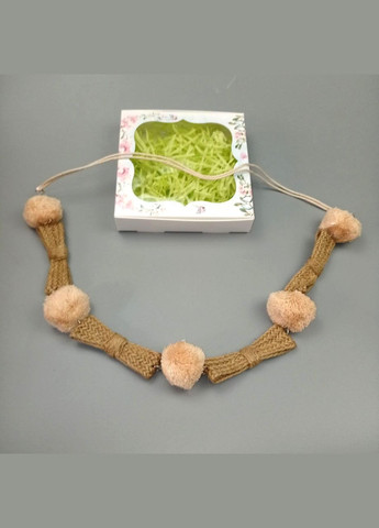 Ожерелье ручной красно-коричневое в стиле бохо в подарочной коробке+подарок No Brand (342384752)