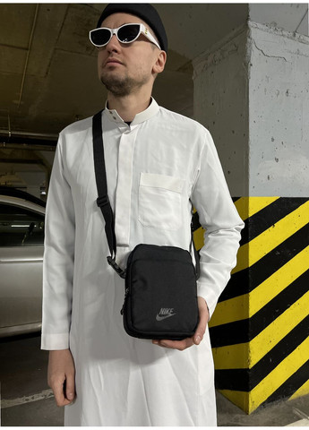 Чоловіча барсетка з тканини - повсякденна сумка з ременем через плече No Brand (365592487)