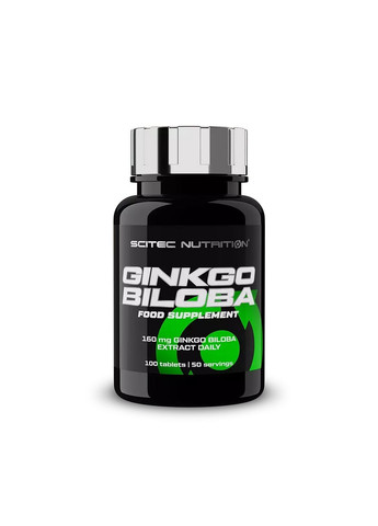 Натуральна добавка Ginkgo Biloba, 100 таблеток Scitec Nutrition (293339231)