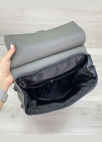 Сумка-рюкзак жіноча «Маріо» сіра Guris (354710922)