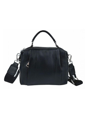 Женская кожаная сумка черная UnaBorsetta (360893821)