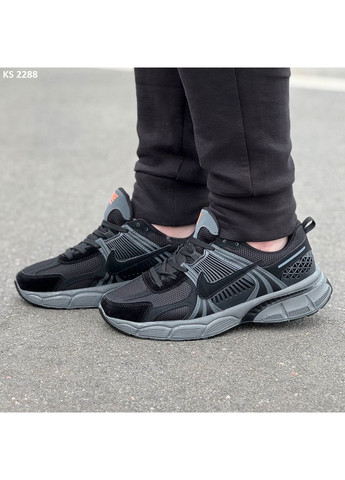 Черные демисезонные кроссовки мужские nike vomero 5 black gray найк вомеро роам 5 No Brand
