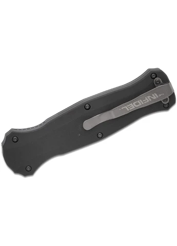 Нож "Infidel Black" OTF AUTO, обоюдоострый, из материала D2, длина клинка 100 мм Benchmade (395596972)