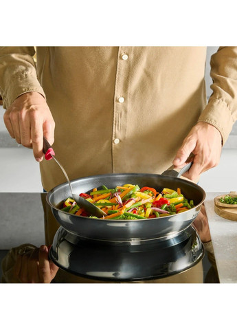 Сковорода Tefa Emotion+ 24см, алюминий, бакелит, черный Tefal (388870041)