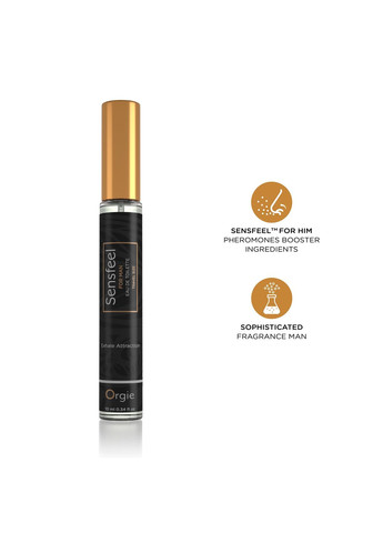 Мужские духи с феромонами Sensfeel for Man Travel Size (10 мл), цитрусово-древесный аромат Orgie (317268236)