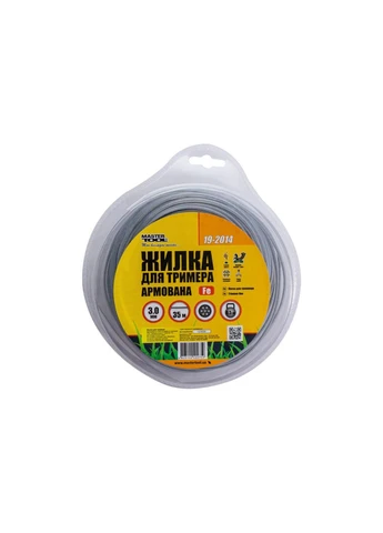 Леска для триммера и мотокосы 3.0 мм x 35 м корд проволока Mastertool (388545390)