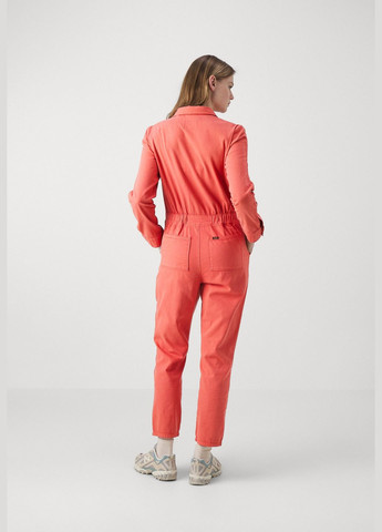 Комбінезон Lee UNIONALL 112350795 однотонний помаранчевий повсякденний, джинсовий