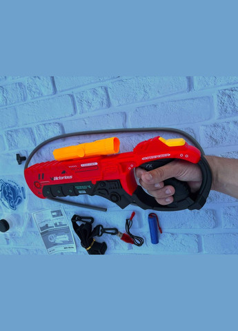 Електричний водяний пістолет "Victorious" аумуляторний 550+1000мл Червоний - Дитячі іграшки No Brand (342369253)