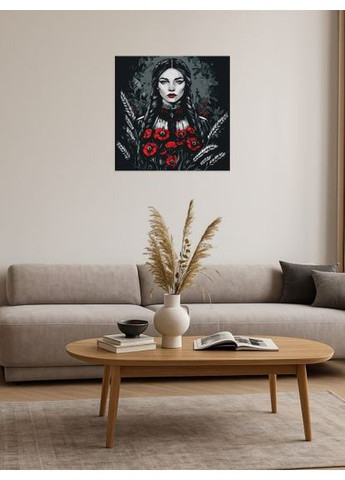 Картина за номерами - Жіноча сила ©art_selena_ua 40х40 см IDEYKA (362219902)