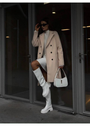 Бежевое демисезонное Женское пальто Asi.Store.ua