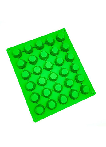 Силіконова форма на планшеті для цукерок, шоколаду, міні-тортиків, желе, випічки кексів та міні-мафінів, 30 комірок Kitchen Master (373679881)