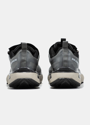 Серые демисезонные кроссовки мужские salomon odyssey grey black beige | саломон одиссей серые No Brand