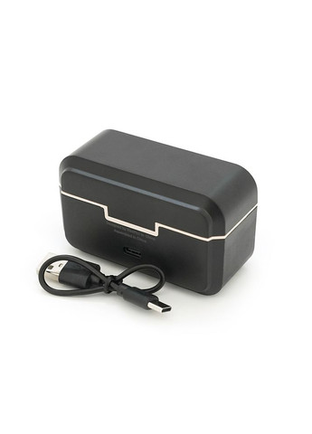 Петличний бездротовий мікрофон NP-58 (2шт) в кейсі, роз'єм TYPE-C, вбудований акумулятор 300 mAh, Black, Box NeePho (371388381)