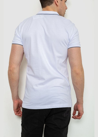 Белая футболка-поло мужское, цвет белый, для мужчин Ager