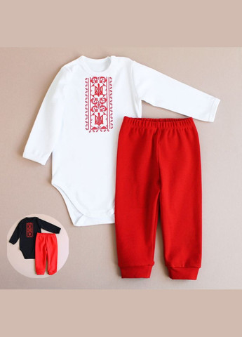 Комплект вишитий для новонародженого хлопчика хлопчику Ladan (301026376)