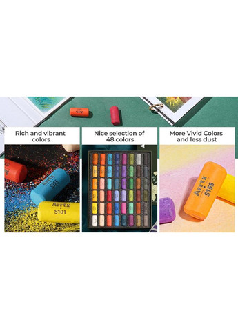 Сухий пастель ASP-0148A 48 кольорів (LC303472) Arrtx (323046295)