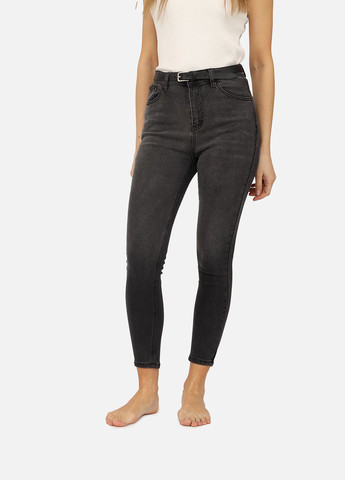 Джинси slim жіночі колір темно-сірий ЦБ-00266056 Yuki - (322763962)