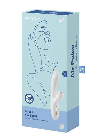 Вакуумный вибромассажер кролик Pro G-Spot, белый Satisfyer (303908173)