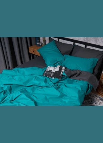 Пододеяльник Бязь Gold Люкс Полуторный Евро 160 x 220 см (MS-870000171) Moon&Star Gray Green (303576292)